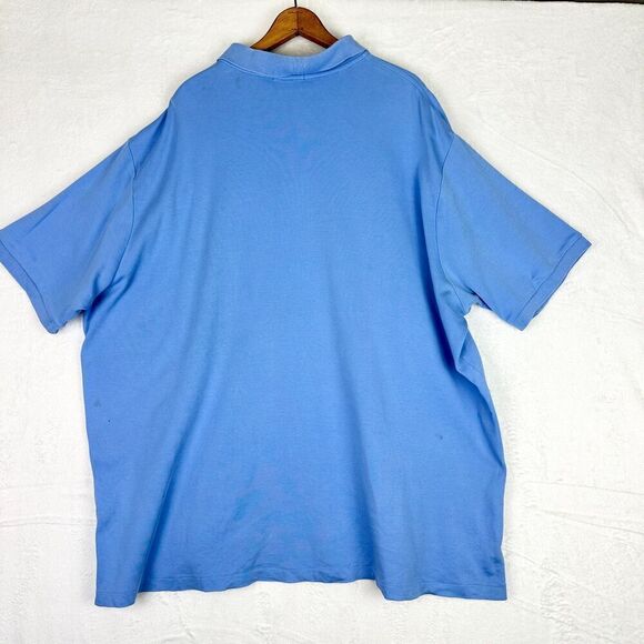 Polo Ralph Lauren Short Sleeve Polo Shirt Size 4XB Big Blue Preppy - Picture 2 of 8